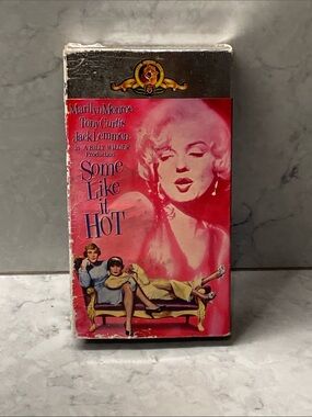 Some Like It Hot Vintage VHS Marilyn Monroe